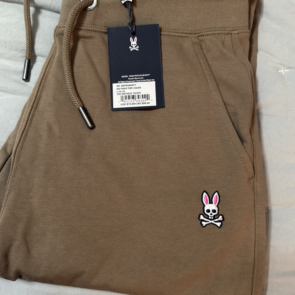 Kids boys Psycho Bunny Jogger Pants
